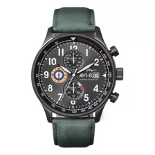 Reloj Avi-8 Para Caballero Correa Color Verde Av-4011-0d