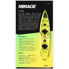 Kayak Mirage Doble Con Remos Y Asiento Rocker