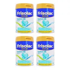 4 Latas De Leche Fórmula Frisolac Gold Comfort Ar De 800 G