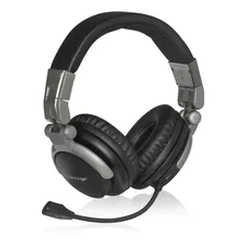 Audifonos Behringer Bb 560m Con Micrófono Dj Gamer Podcaster Color Negro