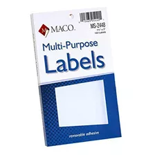 Etiqueta - 6 X Maco White Rectangular Multi-purpose Labels, 