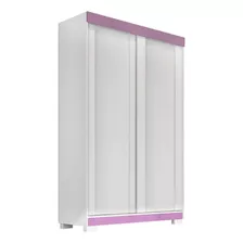 Guarda Roupa Samira Solteiro 2 Portas Acp Lilas