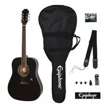 Epi Songmaker Ft-100 - Paquete De Guitarristas Acústicas C.