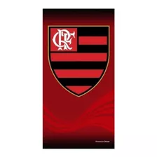 Toalha Banho Praia Time Aveludada Flamengo Oficial