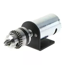 Dc 12v-36v Torno Prensa 555 Motor Com Broca De Mão Em Miniat