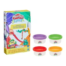 Plastilina Play Doh Elastix Kit X4 Slime 