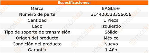 1- Soporte Transmisin Izq Veracruz V6 3.8l 07/12 Eagle Foto 3