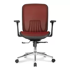 Cadeira Escritório Dt3 Office Armeria Celeste Red - 11737-9 Cor Vermelho Material Do Estofamento Mesh