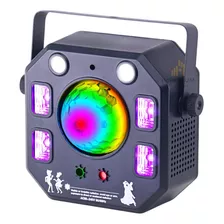 Globo Magic Led Rgb Moving Strobo Laser Dmx 4 Em 1 Efeito 