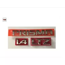 Kit Emblema Letreiro Prisma Ltz 1.4 Cromado Chevrolet Gm