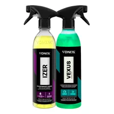 Vexus + Izer Limpa Roda Motor Descontaminante Vonixx 500ml