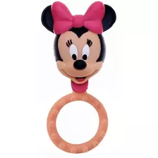 Mordedor Disney Minnie Super Macio Em Látex Com Alça Minie