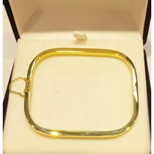 Exclusiva Pulsera Esclava Con Bisagra Oro 18 Ktes Amarillo 