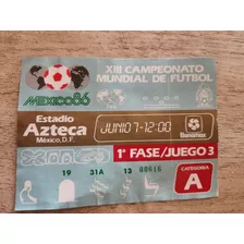 Entradas Mundial 1986 . Leer Descripción 