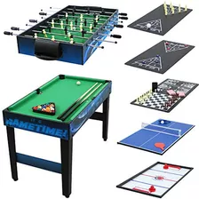 Mesa De Juegos 10 En 1 - Billar, Hockey, Futbolín, Ping Pon