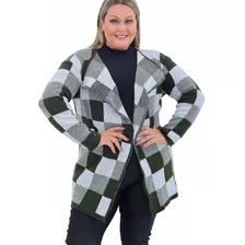 Tricot Blusa Frio Tricô Plus Size Manequim 38 Ao 44 Inverno