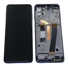 Display Tela Touch Aro Motorola Moto G100 Xt2125 Azul Berilo