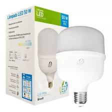 Lâmpada Led Super Bulbo 50w Alta Potência Branco Frio 6500