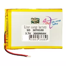 Bateria 3.7v 3000mah 3170100 3070100 3069100 