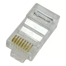 Pacote C/50 Conectores Rj45 Cat6 Macho Alta Qualidade