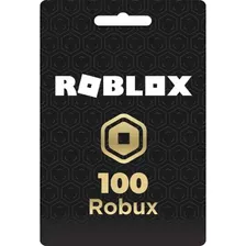 Cartão Presente Roblox 100 Robux 