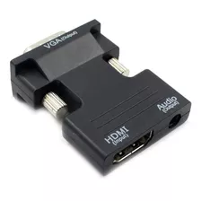 Convertidor Hdmi Hembra A Vga Con Salida De Audio 3.5mm