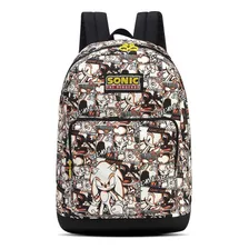 Escolar Mochila De Costas Sonic O Ouriço Luxcel Infantil