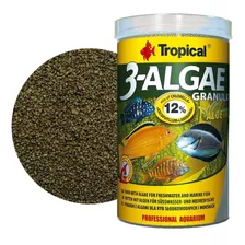 Tropical 3 Algae Granulado 44g Alimento Vegetal Peces Acuaro Tropical - 44 G