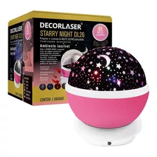 Luminaria Abajur Gira Projetor Estrelas Led Starry Night Rgb