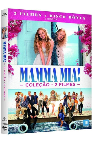 Dvd Mamma Mia 1 E 2 - 03 Discos - Original E Lacrado
