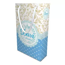 Sacolinha Personalizada Grande Kit Com 40 12 X 20 Cm