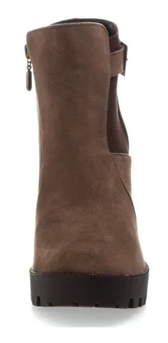 Botines marca refill color café para mujer hot sale