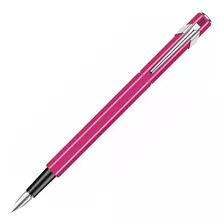 Caneta Tinteiro 849 Caran D'ache Rosa Pink Ponta Pena 840.09 Cor Da Tinta Opcional