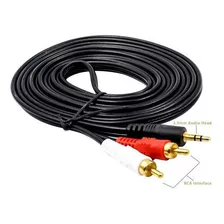 Cable Audio Estéreo & Video 3.5/2rca - 3 Metros