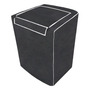 Capa Maquina De Lavar Eletrolux Brastemp 12kg 13kg 15kg 16kg Cor Preto Com Ziper G Sao Miguel