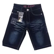 Bermuda Jeans Con Rotura, Bermuda De Niño !!!talle 14/16 !!!