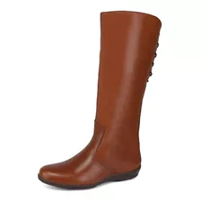 Bota Feminina Montaria Rodeio Country Amarrar Couro Presente