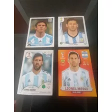 4 Stikers Panini De Lionel Messi Originales