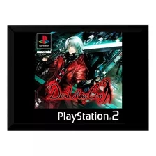 Quadro Decorativo Capa A3 45x33 Devil Maycry 1 Ps2