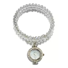 Reloj De Ra - Charm Watch With Wrap Over Bead Bracelet Watch