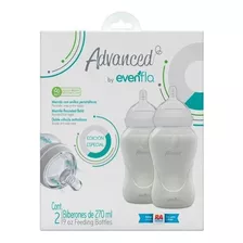 Set 2 Biberones Evenflo Advanced Bold 9oz/270ml 3m