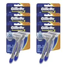 Gillette Prestobarba 3 Comfortgel - Kit 6un