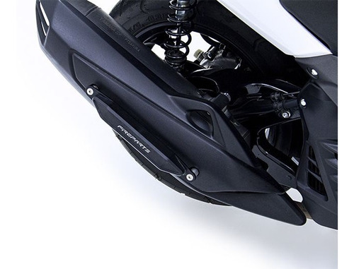 Protector De Escape Mofle Negro Yamaha N Max Fire Parts  Foto 2