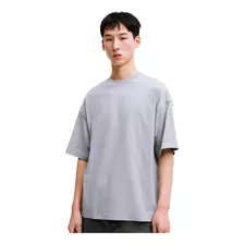 Polo Oversize Color Gris Artico