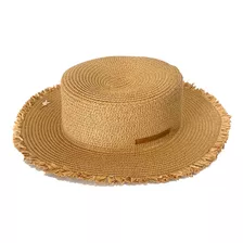 Sombrero Canotier Rafia Mustique Compañia De Sombreros