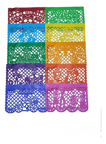 Tercera imagen para búsqueda de papel picado dia de muertos