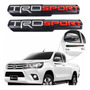 Emblema De Trd Sport Para Toyota Tacoma, 2 Piezas Toyota Tundra TRD