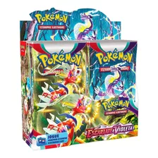 Booster Pacote C/ 6 Cartas Escarlate E Violeta Pokemon Copag