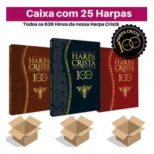 Caixa Com 25 Harpas Cristãs -cpad Hinário Assembléia De Deus