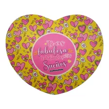 Mouse Pad Personalizado Corazon Neoprene Importado Sublimado